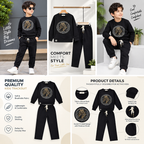 Boys' Stylish Black Partywear Co-Ord Set