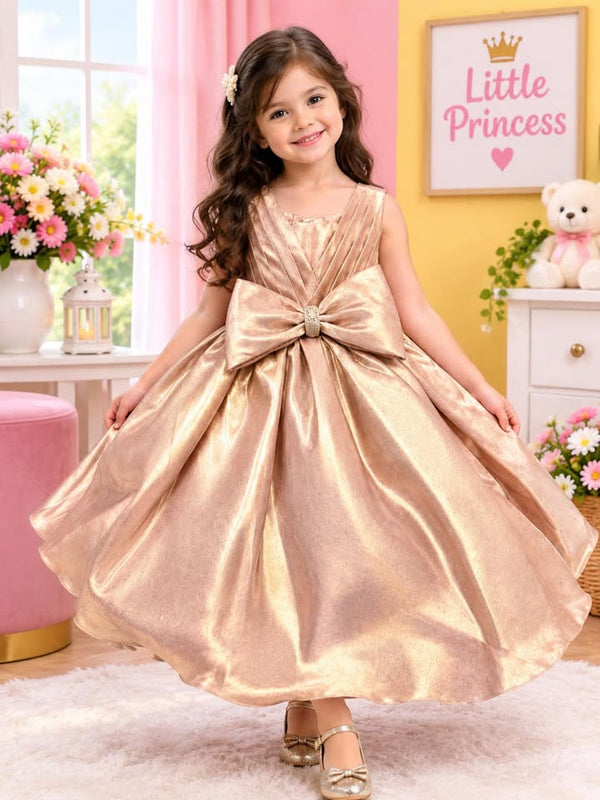 Rose Gold Party Wear Frock