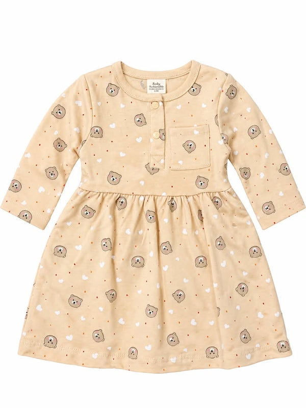 Kids Casual Pastel Tiered Frock